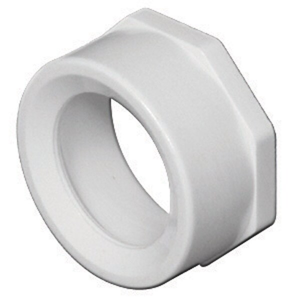 Charlotte Pipe And Foundry Charlotte Pipe Schedule 40 4 in. Spigot X 3 in. D Hub PVC Flush Bushing 1 pk PVC001071800 - main